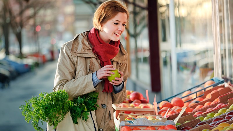 Family travelling in car
